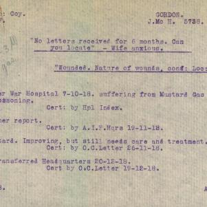 Soldier packet page