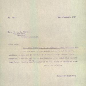 Soldier packet page