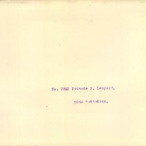 Soldier packet page