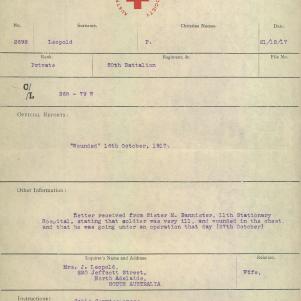 Soldier packet page