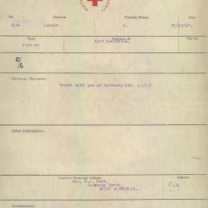 Soldier packet page