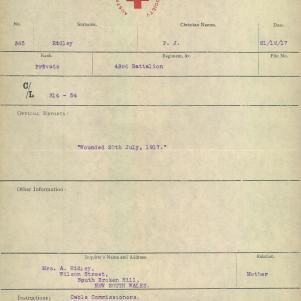 Soldier packet page