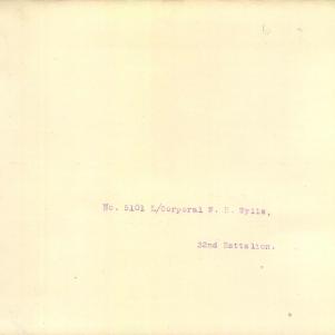Soldier packet page