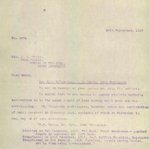 Soldier packet page