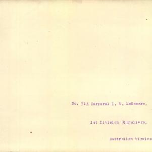 Soldier packet page