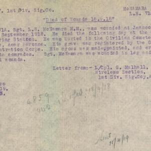 Soldier packet page