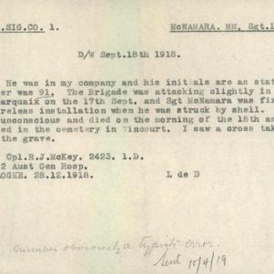 Soldier packet page
