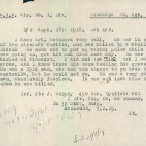 Soldier packet page