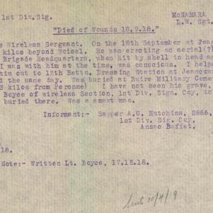 Soldier packet page