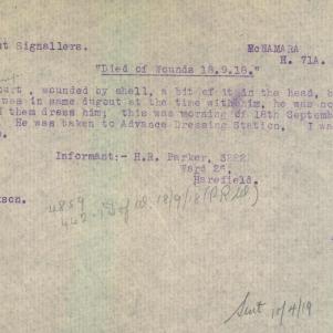 Soldier packet page