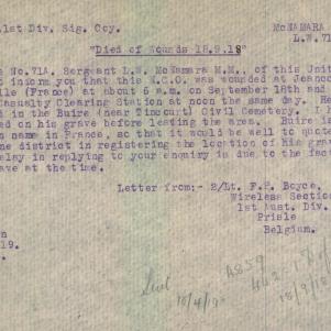 Soldier packet page