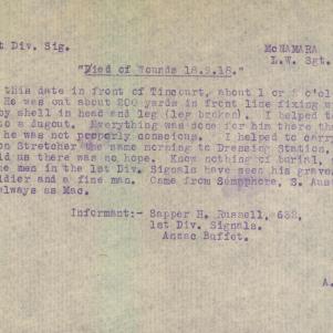 Soldier packet page