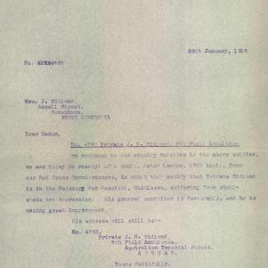 Soldier packet page