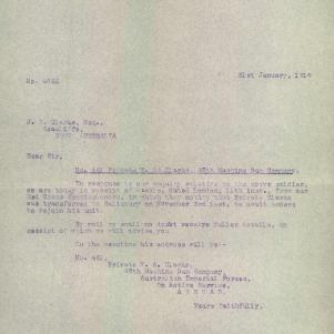 Soldier packet page