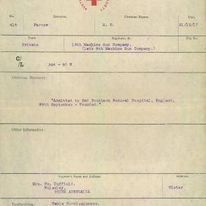 Soldier packet page