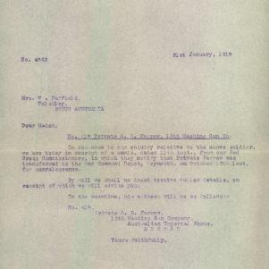 Soldier packet page