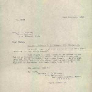 Soldier packet page