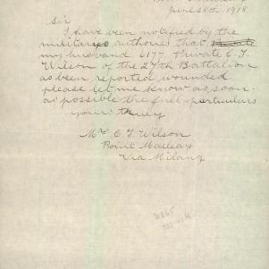Soldier packet page
