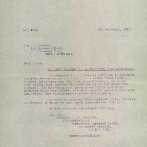 Soldier packet page