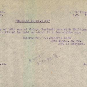 Soldier packet page