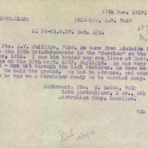 Soldier packet page