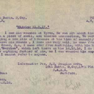 Soldier packet page