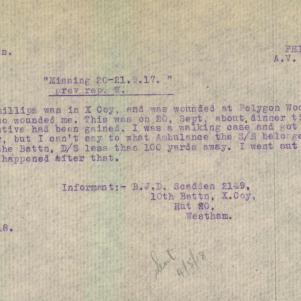 Soldier packet page