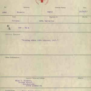 Soldier packet page