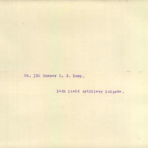 Soldier packet page