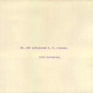 Soldier packet page