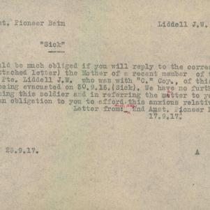 Soldier packet page