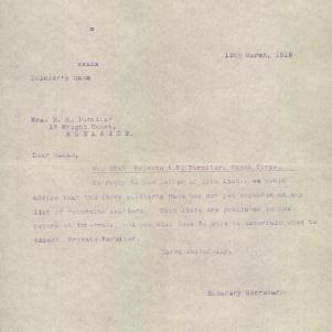Soldier packet page