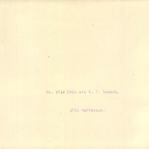 Soldier packet page