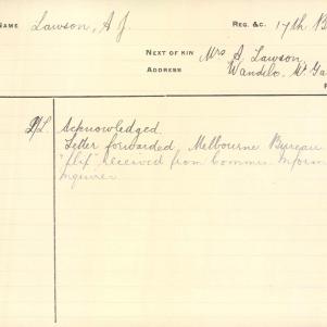 Soldier packet page