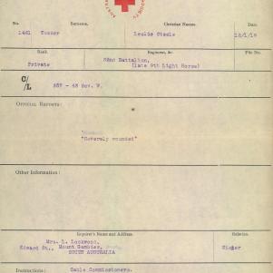 Soldier packet page