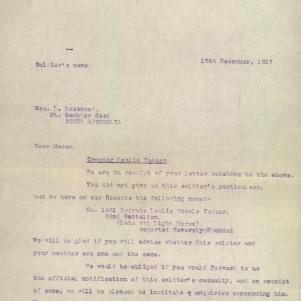 Soldier packet page