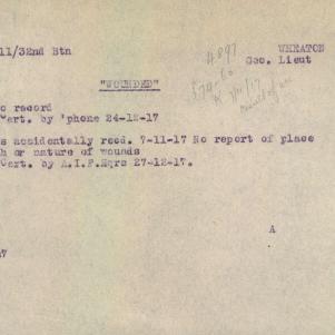 Soldier packet page