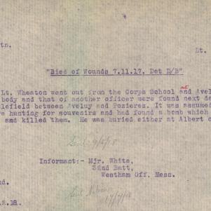 Soldier packet page