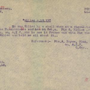 Soldier packet page