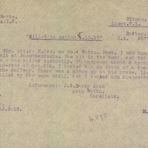Soldier packet page