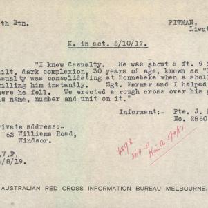 Soldier packet page