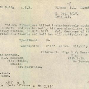 Soldier packet page