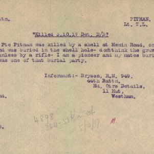 Soldier packet page