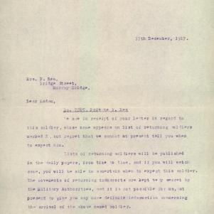Soldier packet page