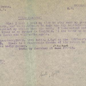 Soldier packet page