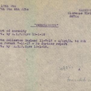 Soldier packet page