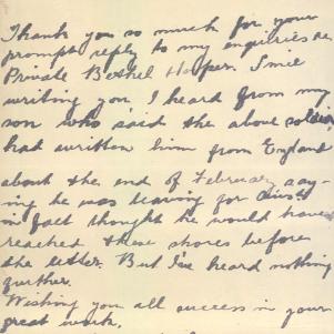 Soldier packet page