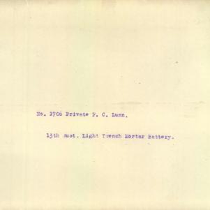 Soldier packet page
