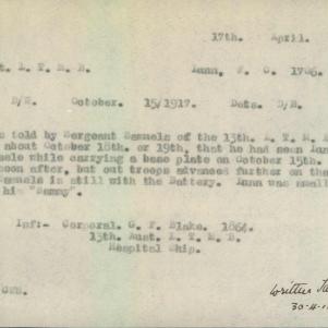 Soldier packet page