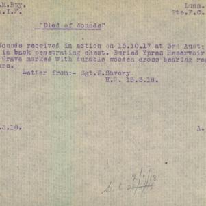 Soldier packet page